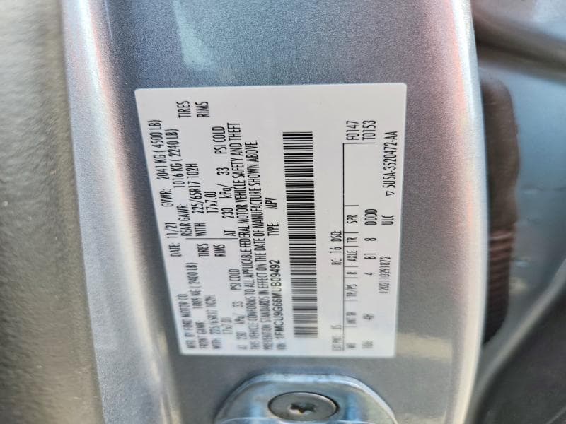 2021 FORD ESCAPE SE 14