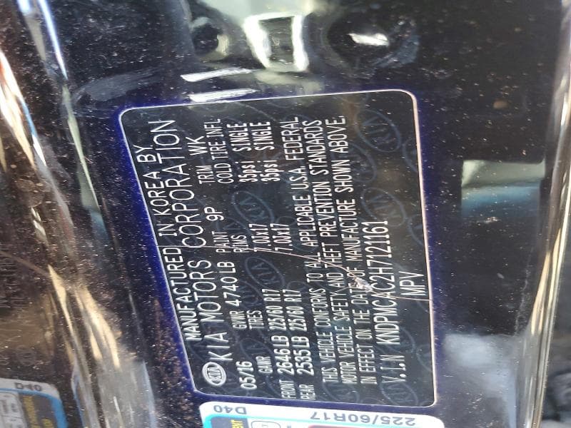 2017 KIA SPORTAGE LX 13