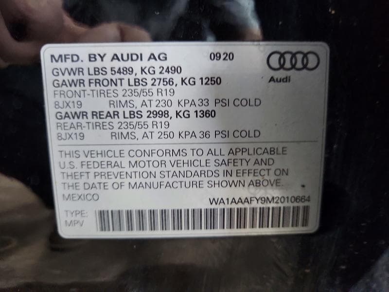 2021 AUDI Q5 PREMIUM 13