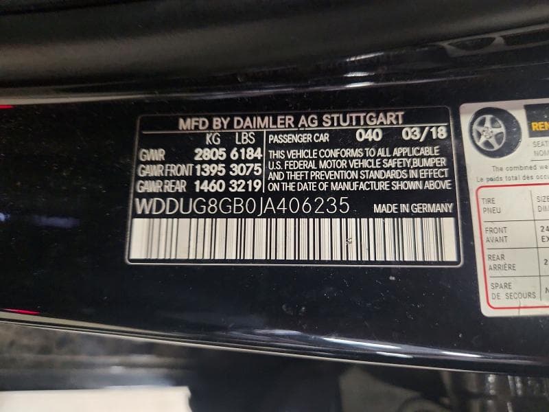 2018 MERCEDES-BENZ S 560 4MATIC 12