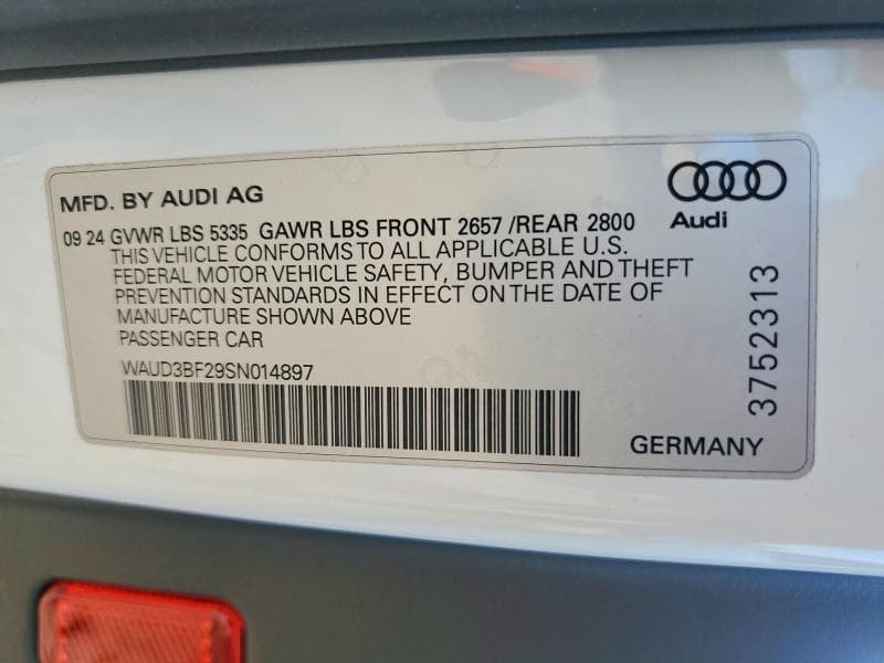 2025 AUDI A6 PREMIUM 13