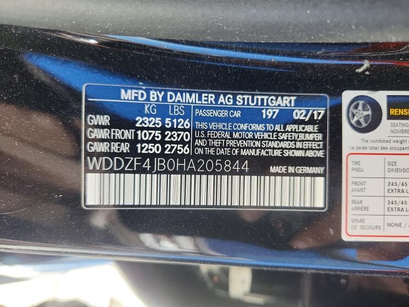2017 MERCEDES-BENZ E 300 12