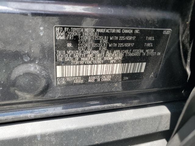 2022 TOYOTA RAV4 LE 14