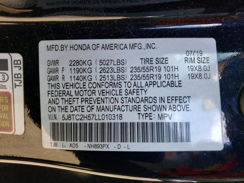 2020 ACURA RDX TECHNOLOGY 13