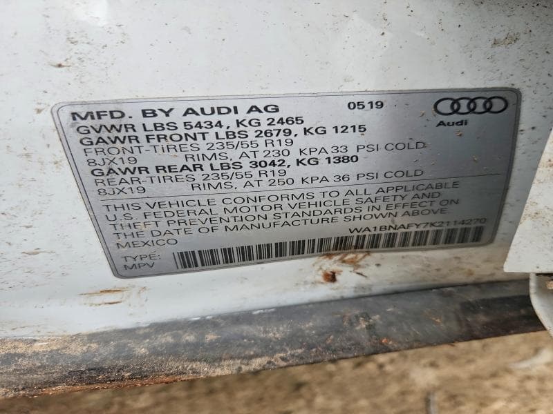 2019 AUDI Q5 PREMIUM PLUS 14