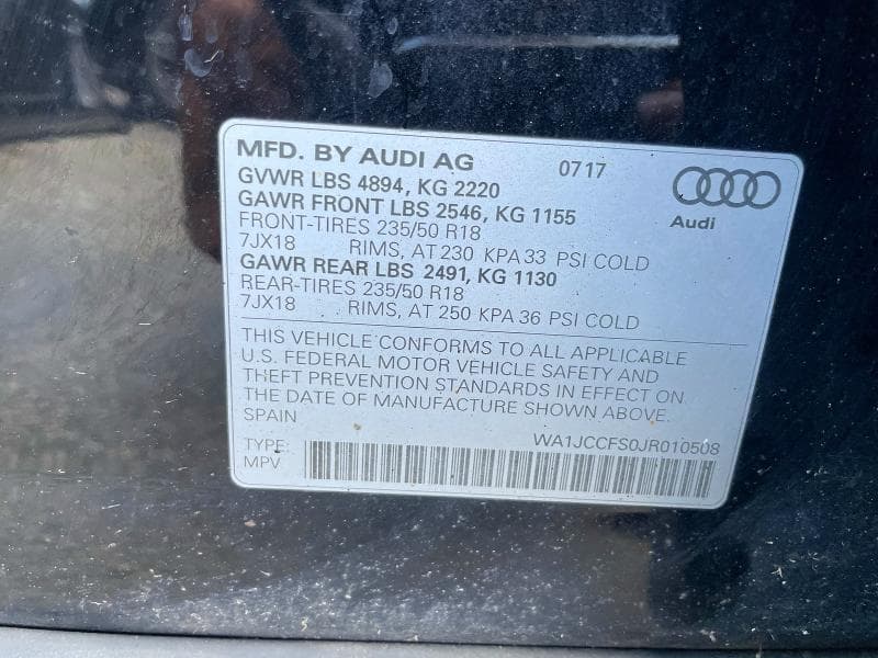 2018 AUDI Q3 PREMIUM PLUS 10