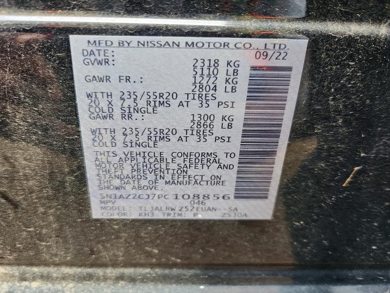 2023 NISSAN MURANO SL 13