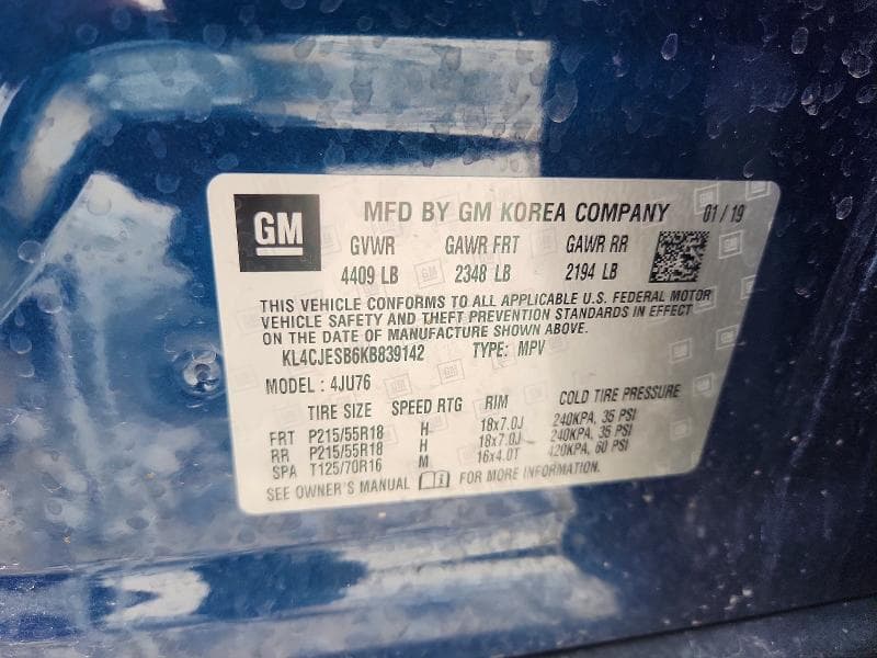 2019 BUICK ENCORE PREFERRED 12