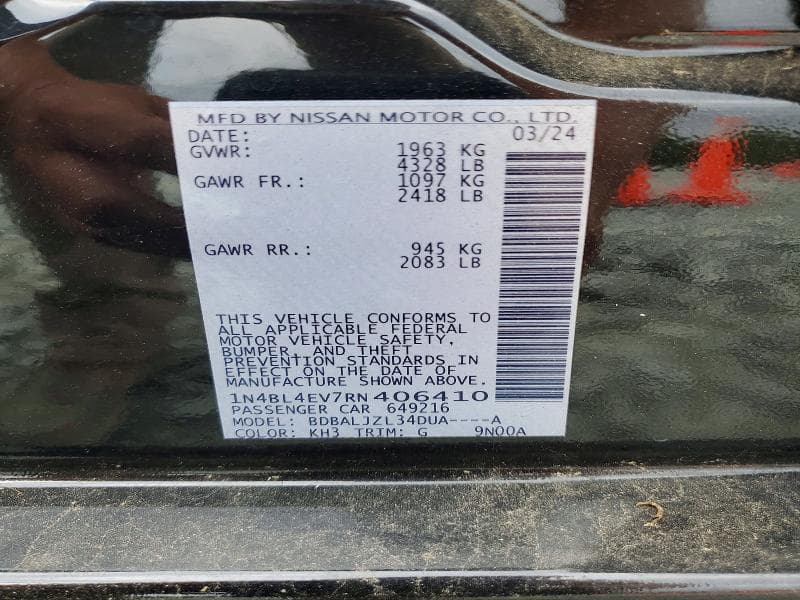 2024 NISSAN ALTIMA SL 12