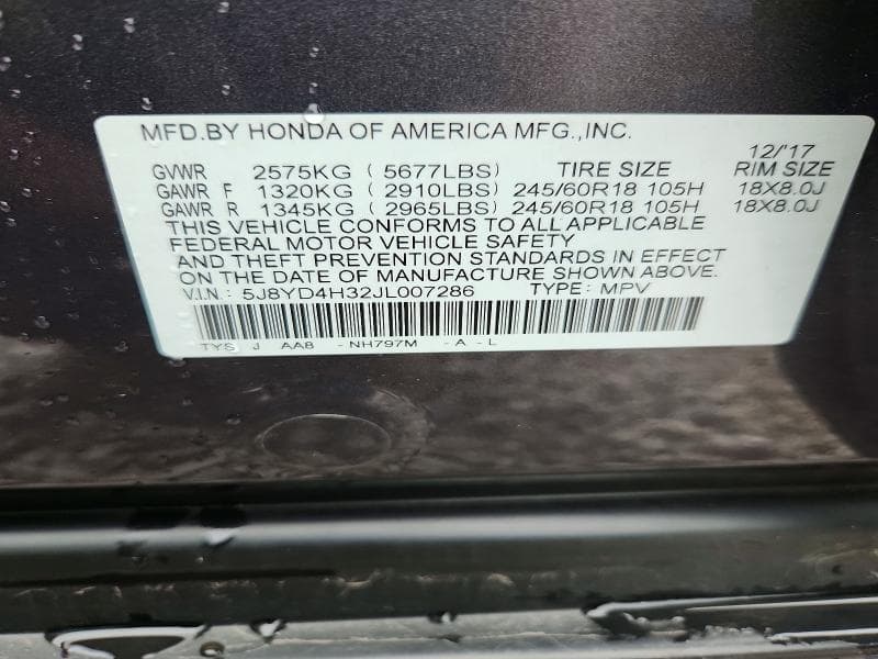 2018 ACURA MDX 13