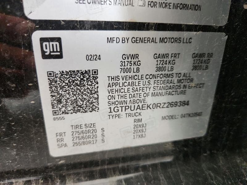 2024 GMC SIERRA K1500 12