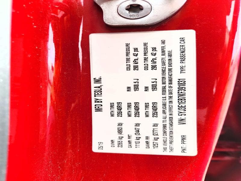 2019 TESLA MODEL 3 13