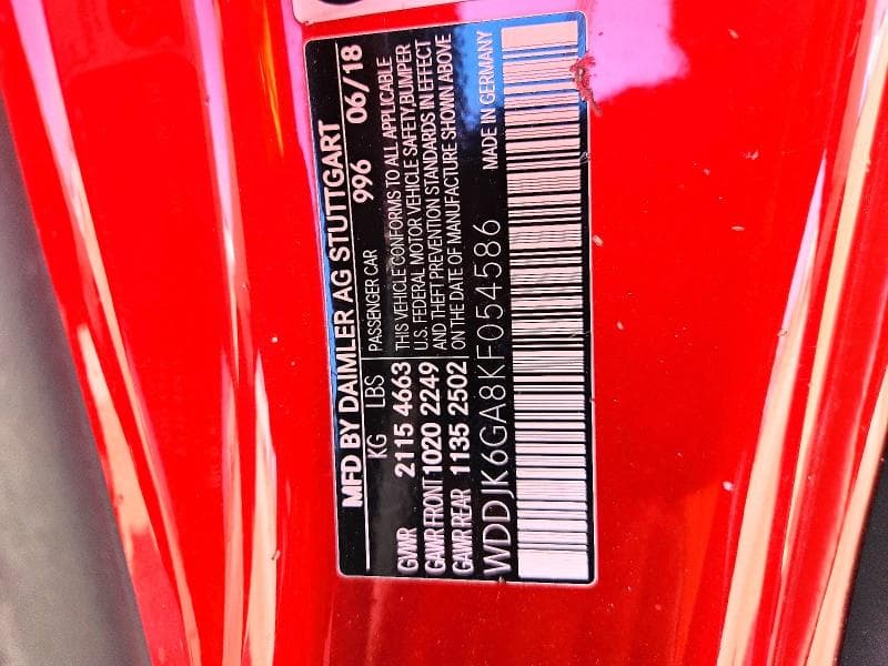 2019 MERCEDES-BENZ SL 450 12