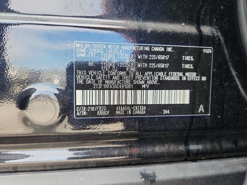 2025 TOYOTA RAV4 LE 14