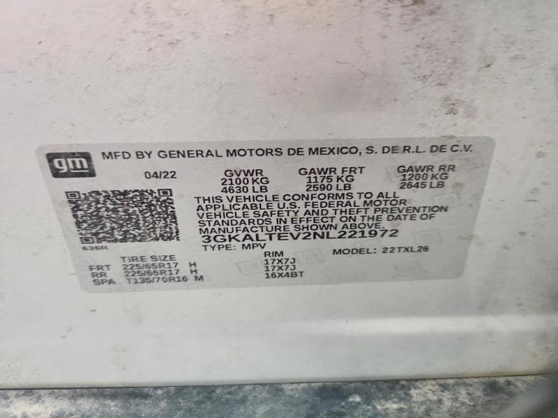 2022 GMC TERRAIN SLE 13