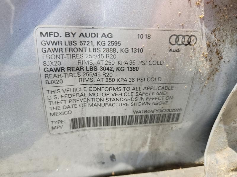 2019 AUDI SQ5 PREMIUM PLUS 13