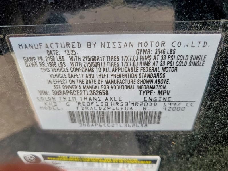 2026 NISSAN KICKS SV 13