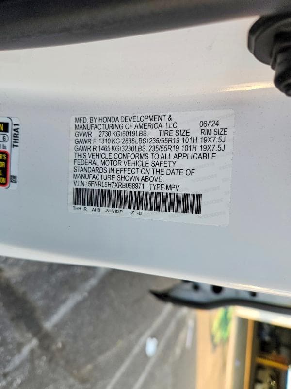 2024 HONDA ODYSSEY SPORT 13
