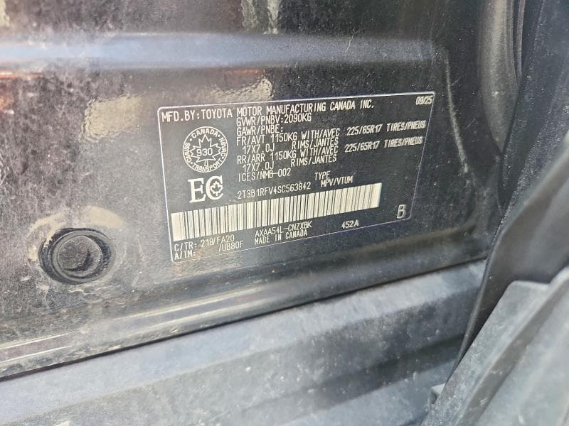2025 TOYOTA RAV4 LE 14