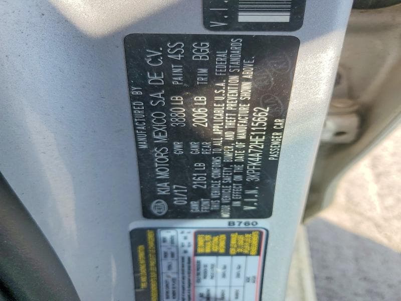 2017 KIA FORTE 12