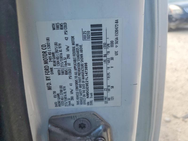 2020 FORD TRANSIT CONNECT XL 13