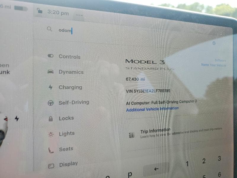 2020 TESLA MODEL 3 9