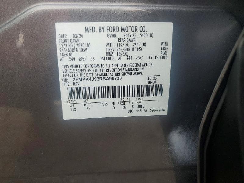 2024 FORD EDGE SEL 14