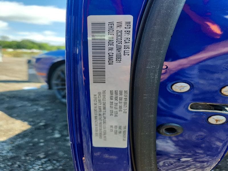 2022 DODGE CHALLENGER R/T SCAT PACK 12
