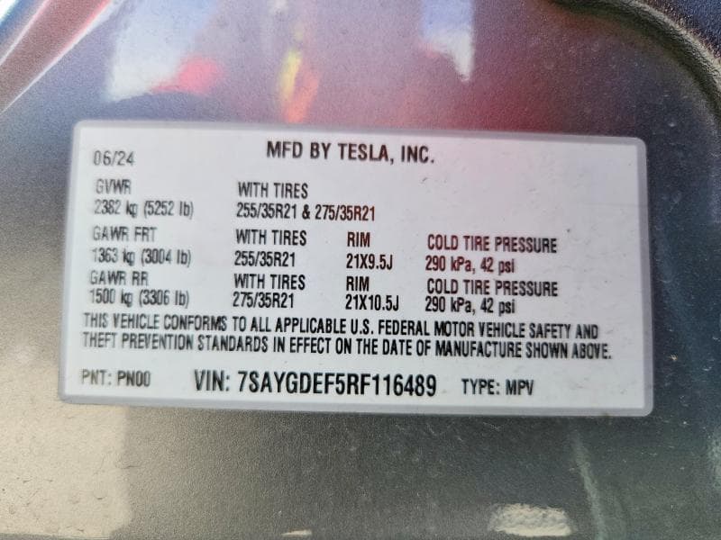 2024 TESLA MODEL Y 12