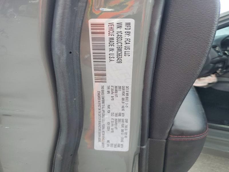 2021 DODGE DURANGO R/T 12