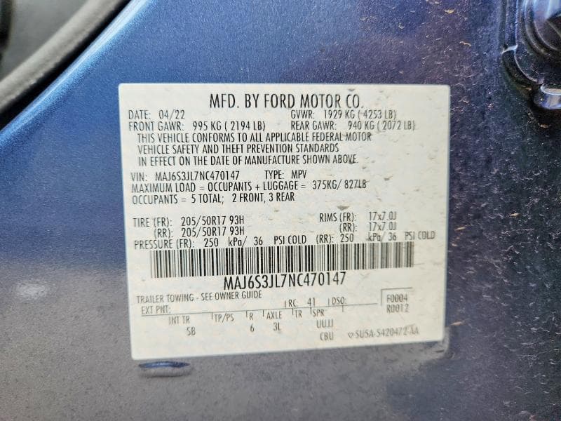 2022 FORD ECOSPORT SES 14
