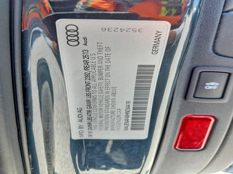 2017 AUDI A4 PREMIUM PLUS 12