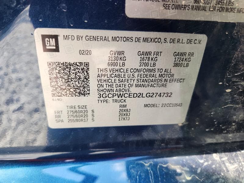2020 CHEVROLET SILVERADO C1500 LT 12