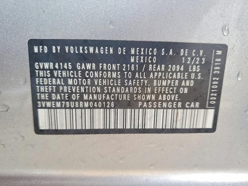 2024 VOLKSWAGEN JETTA SE 12