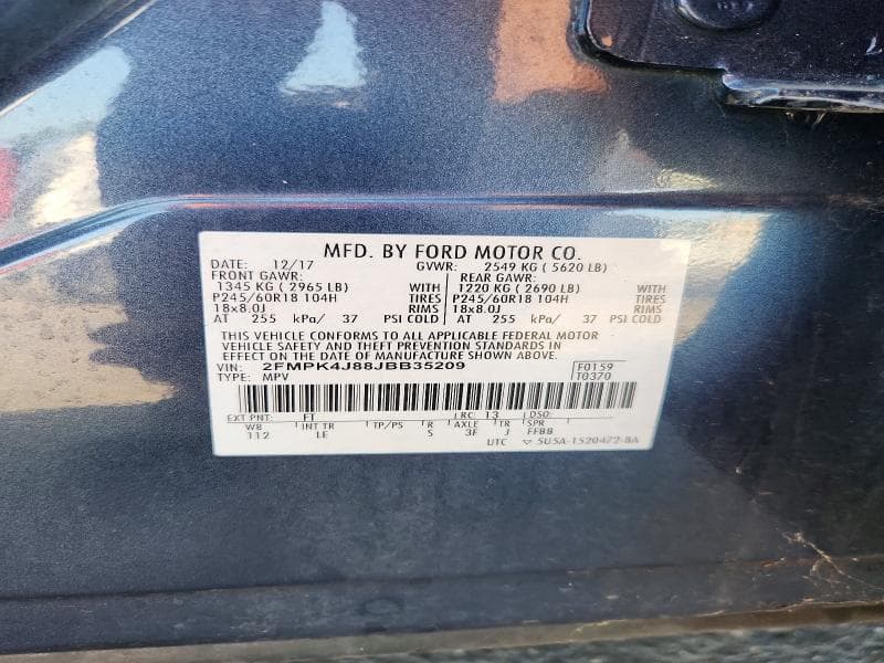 2018 FORD EDGE SEL 13