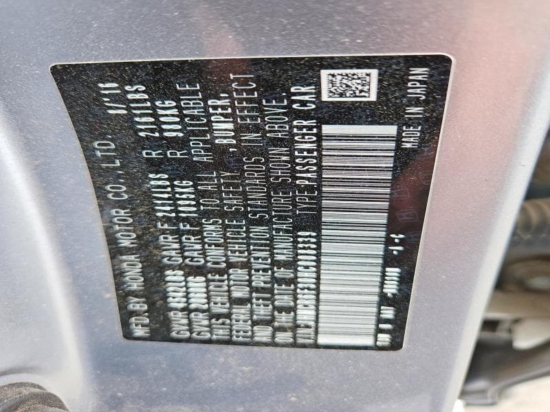 2017 HONDA ACCORD HYBRID 13