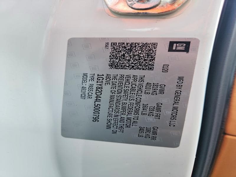 2020 CHEVROLET CORVETTE STINGRAY 3LT 13