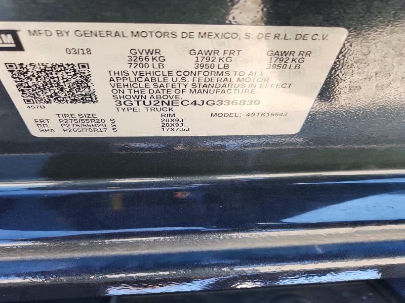 2018 GMC SIERRA K1500 SLT 13