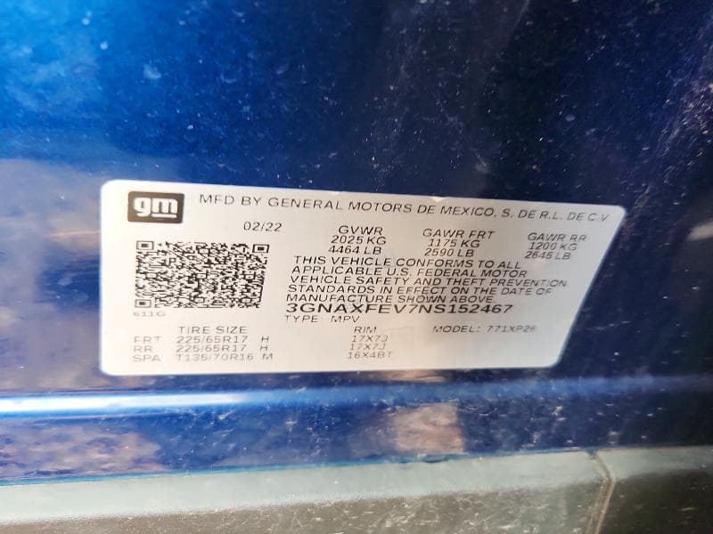 2022 CHEVROLET EQUINOX LS 13