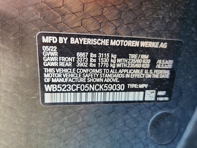 2022 BMW IX XDRIVE50 13