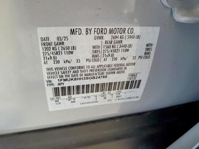 2025 FORD EXPLORER PLATINUM 13