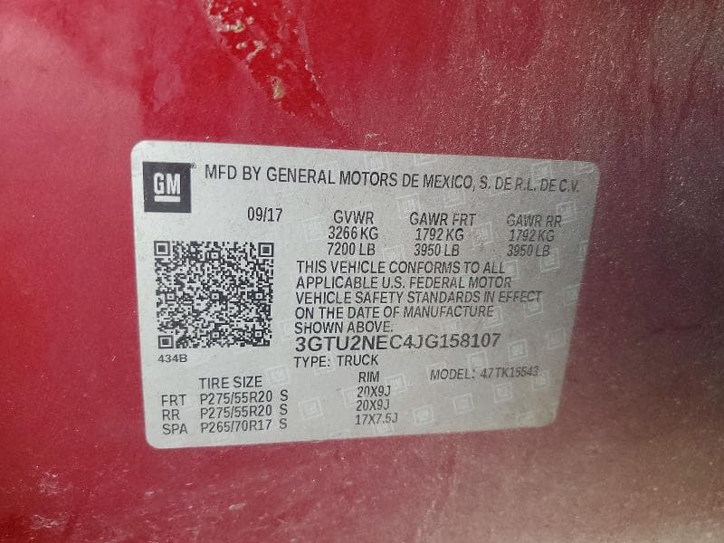 2018 GMC SIERRA K1500 SLT 13