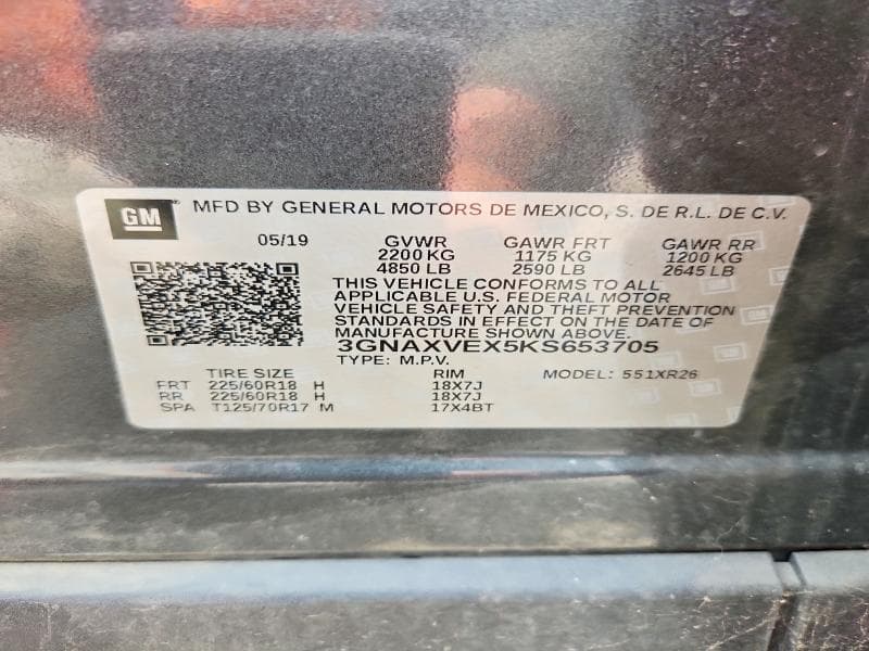 2019 CHEVROLET EQUINOX LT 13