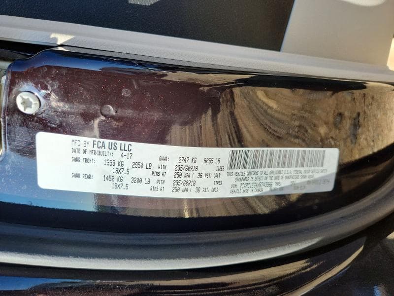 2017 CHRYSLER PACIFICA TOURING L PLUS 13