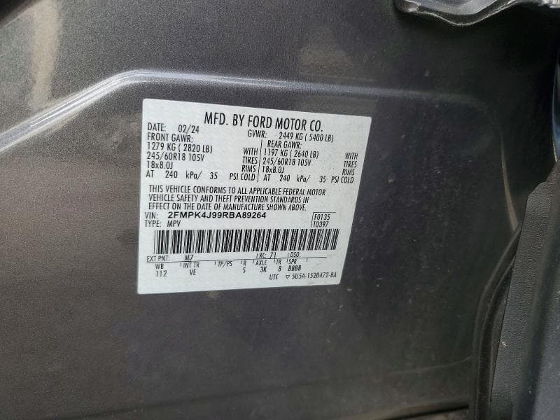 2024 FORD EDGE SEL 13