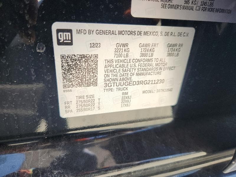 2024 GMC SIERRA K1500 DENALI 12