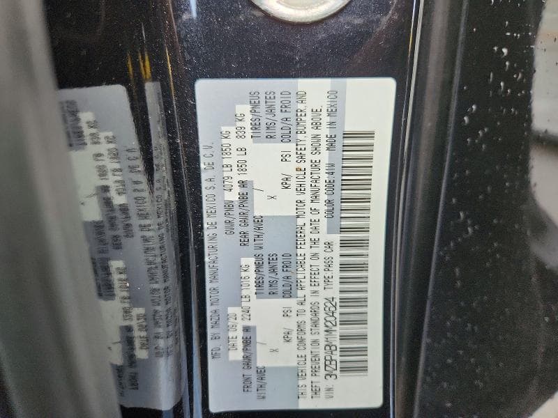 2021 MAZDA 3 SELECT 12