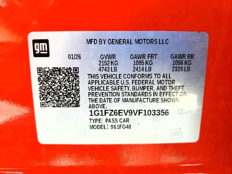 2027 CHEVROLET BOLT RS 13