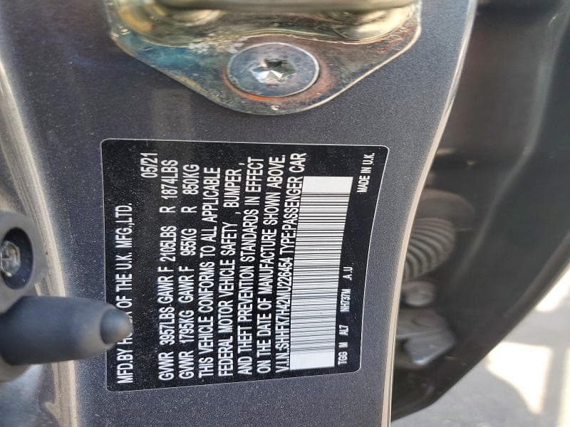 2021 HONDA CIVIC SPORT 12