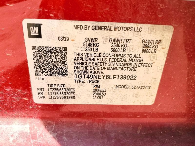 2020 GMC SIERRA K2500 SLT 13